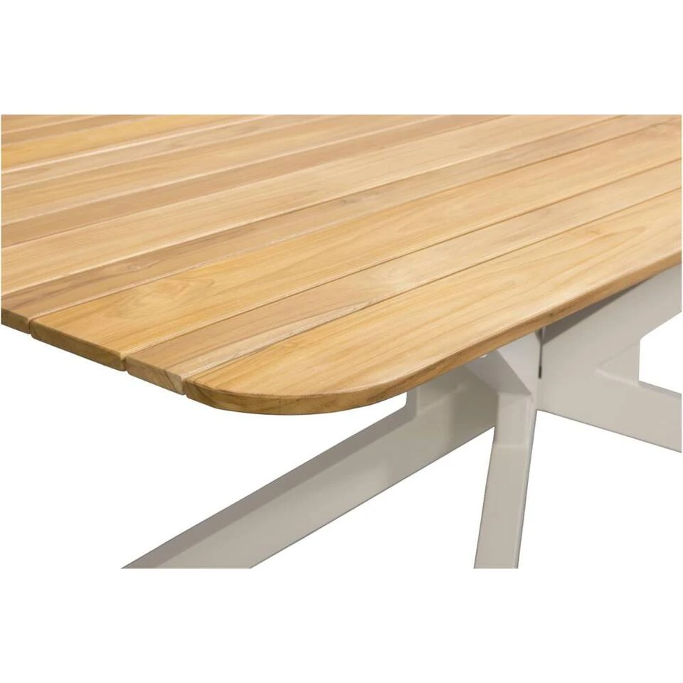 Tuintafel Perpignan - Zand - 75x200x100 Cm 5 Tuintafel Perpignan - Zand - 75x200x100 Cm - Afbeelding 3