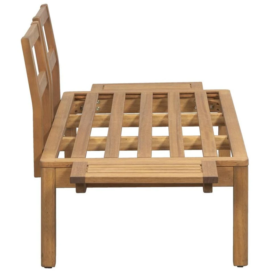 Tuinbank Orleàns - Naturel - 66x157x66 Cm 5 Tuinbank Orleàns - Naturel - 66x157x66 Cm - Afbeelding 3