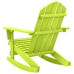 VidaXL - Schommelstoel Adirondack - Groen - Hout -Geselecteerde Tuinmeubelwinkel 52809f0c1c494f57a80ed4dc99d342a6