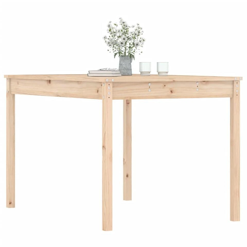 VidaXL - Tuintafel - Bruin - Grenenhout - 121 X 82.5 X 76 Cm 6 VidaXL - Tuintafel - Bruin - Grenenhout - 121 X 82.5 X 76 Cm - Afbeelding 4