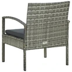 VidaXL - Tuin Fauteuil - Grijs - Poly Rattan 12 VidaXL - Tuin Fauteuil - Grijs - Poly Rattan -Geselecteerde Tuinmeubelwinkel 551b40b97a6d4237a0371e454fa360e6