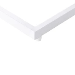 MESSINA - Bijzettafel - Lichthout/Wit- 60 X 35 Cm - Plastichout -Geselecteerde Tuinmeubelwinkel 5781d1433f1044dcaf3ad49829fa4ad9