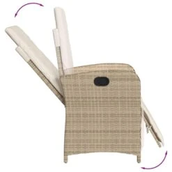 VidaXL - Verstelbare Tuinstoel Met Voetensteun - Beige - Poly Rattan 19 VidaXL - Verstelbare Tuinstoel Met Voetensteun - Beige - Poly Rattan -Geselecteerde Tuinmeubelwinkel 57c819c5d1b84775a3ca465b49c6aa3c