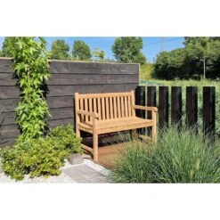 VDG Teak Houten Tuinbank Bison - 120 Cm -Geselecteerde Tuinmeubelwinkel 58f878f0db47465d8bef618479baa2f4