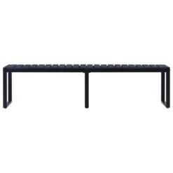 VidaXL - Tuinbank - Zwart - PS-plaat - 180 Cm -Geselecteerde Tuinmeubelwinkel 5a2156fb9f5d4649b3f6f72a7d288ef5