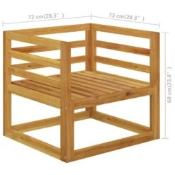VidaXL - Tuinstoel - Crème - Acaciahout - Met Kussens -Geselecteerde Tuinmeubelwinkel 5b5ac7eb7c144275821e71437c6ce209