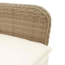 VidaXL - Verstelbare Tuinstoel Met Kussens - Beige - Poly Rattan -Geselecteerde Tuinmeubelwinkel 5c8585158f354b3fa10765da6a786148