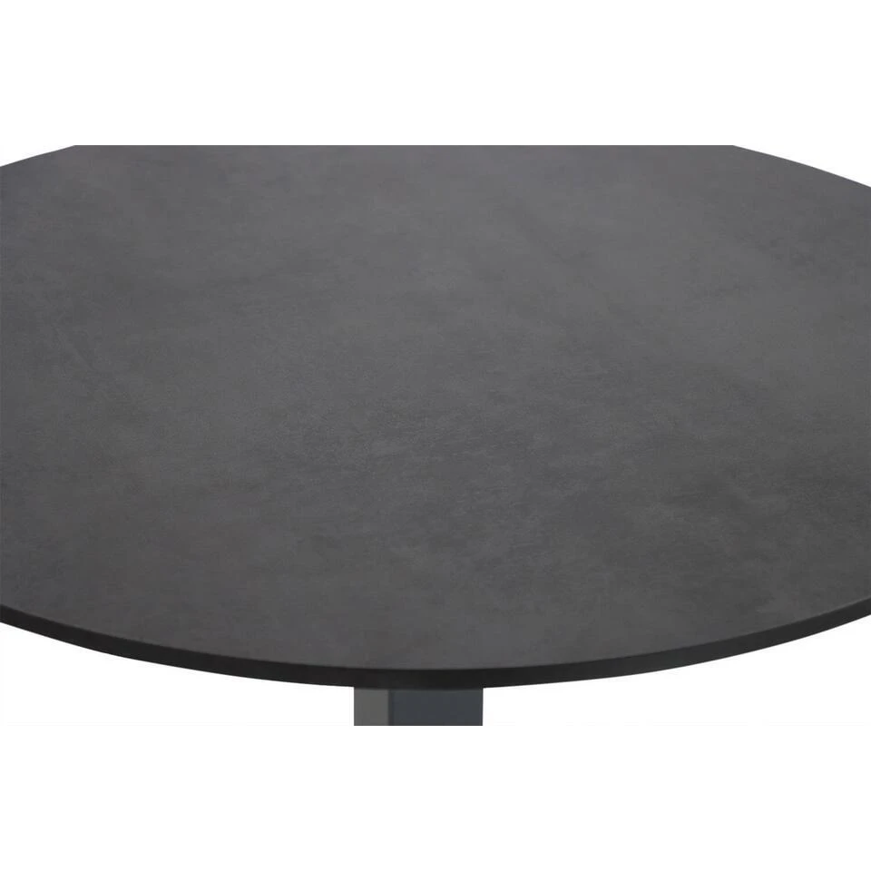 Dining Tuintafel Rond 70 Cm Aluminium Grijs Talao 5 Dining Tuintafel Rond 70 Cm Aluminium Grijs Talao - Afbeelding 3