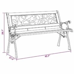 VidaXL - Tuin Zitplaatsen - Bruin - Hout - 116 X 54 X 73cm 17 VidaXL - Tuin Zitplaatsen - Bruin - Hout - 116 X 54 X 73cm -Geselecteerde Tuinmeubelwinkel 5d499c952fff4efa8c630fbf3494115d