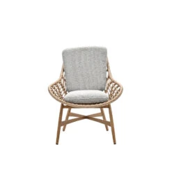 Castello Lounge Fauteuil - Light Teak Look - Natural Rotan-merino Sand -Geselecteerde Tuinmeubelwinkel 5e9a25165ebe4917b84e6d708308a167