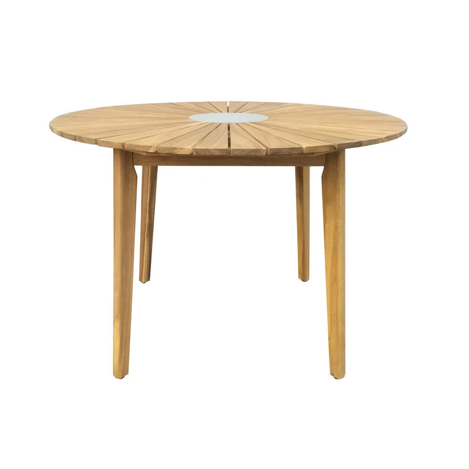 Sens-Line - Bali Tuintafel - Ø100cm - Acaciahout 6 Sens-Line - Bali Tuintafel - Ø100cm - Acaciahout - Afbeelding 4