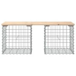 VidaXL - Tuinbank Schanskorfontwerp - Massief Grenenhout - 103x44x42 Cm 12 VidaXL - Tuinbank Schanskorfontwerp - Massief Grenenhout - 103x44x42 Cm -Geselecteerde Tuinmeubelwinkel 60c877256c034bb7bcb9965c19a53ca7