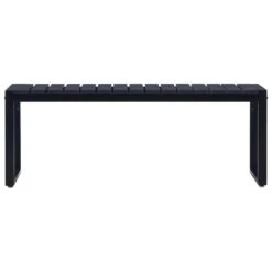 VidaXL - Tuinbank - Zwart - PS-plaat- 120.5 Cm 8 VidaXL - Tuinbank - Zwart - PS-plaat- 120.5 Cm -Geselecteerde Tuinmeubelwinkel 616d0246f9394f7c98ee953e0808a928