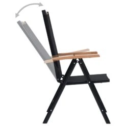 VidaXL - Tuinstoelen - Zwart - Aluminium En Textileen - 2 Stuks - Inklapbaar 16 VidaXL - Tuinstoelen - Zwart - Aluminium En Textileen - 2 Stuks - Inklapbaar -Geselecteerde Tuinmeubelwinkel 617dc7bd783a4b7a92aab1d6591ee578