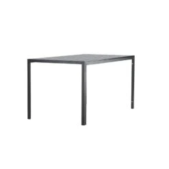 Svea - Farid Eettafel - 140 X 80 X 74 Cm - Zwart -Geselecteerde Tuinmeubelwinkel 62fa44813ed646a789a04c28b0b72b55