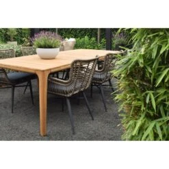 VDG Set Van 4 - Jasmine Dining Tuinstoel - Naturel -Geselecteerde Tuinmeubelwinkel 64f66d67408e4c7b833b1183fc0a9027