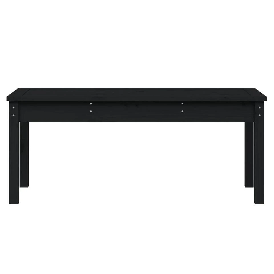 VidaXL - Tuinbank - Zwart - Grenenhout - 109 X 44 X 45 Cm 6 VidaXL - Tuinbank - Zwart - Grenenhout - 109 X 44 X 45 Cm - Afbeelding 4
