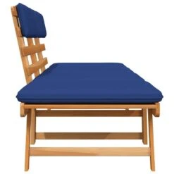 VidaXL - Tuinbank - Blauw - Acaciahout - 190 Cm - 2-in-1 - Met Kussen 19 VidaXL - Tuinbank - Blauw - Acaciahout - 190 Cm - 2-in-1 - Met Kussen -Geselecteerde Tuinmeubelwinkel 6a3f99ec423e42f3b995acd747d4018c
