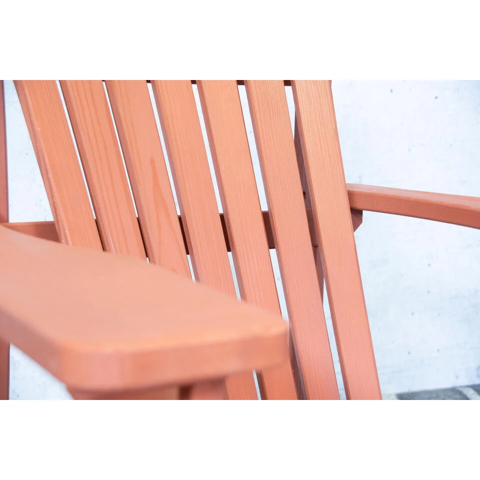 SenS-Line - Adirondack Tuintoel - Hout - Terracotta 6 SenS-Line - Adirondack Tuintoel - Hout - Terracotta - Afbeelding 4