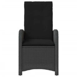 VidaXL - Verstelbare Tuinstoel Met Kussens - Zwart - Poly Rattan -Geselecteerde Tuinmeubelwinkel 6ae27840d53b4bdda8f47d1c4a16af76