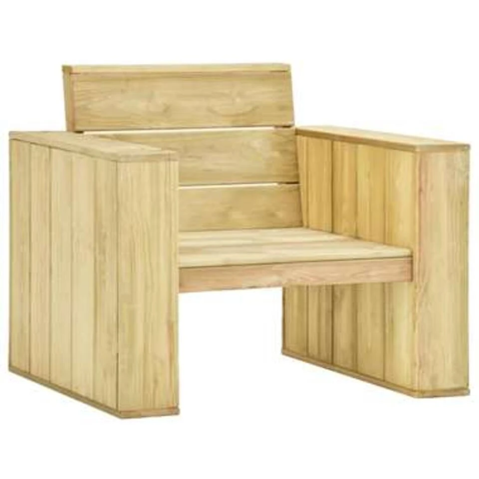 VidaXL Tuinstoelen 2 St 89x76x76 Cm Geïmpregneerd Grenenhout 4 VidaXL Tuinstoelen 2 St 89x76x76 Cm Geïmpregneerd Grenenhout - Afbeelding 2