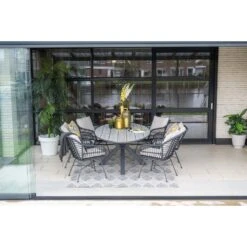 Set Van 4 - Garden Impressions Margriet Tuinstoel - Zwart/Zand 25 Set Van 4 - Garden Impressions Margriet Tuinstoel - Zwart/Zand -Geselecteerde Tuinmeubelwinkel 6c2ec2ceedd249f49ee87e62806b2a4e