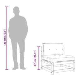 VidaXL - Tuinbank Zonder Armleuningen - Bruin - Hout - Met Kussens En Voetenbank 25 VidaXL - Tuinbank Zonder Armleuningen - Bruin - Hout - Met Kussens En Voetenbank -Geselecteerde Tuinmeubelwinkel 7034589cada048dbaf18e1950b062518
