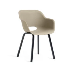 Keter Noa Tuinstoel - 2 Stuks - 55x56.5x80cm - Metalen Onderstel - Zand -Geselecteerde Tuinmeubelwinkel 734f5c1045754188844828b3820e5e15