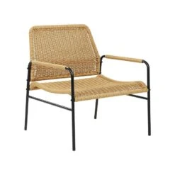 PRASIMO - Tuinstoel Set Van 2 - Naturel - PE Rotan -Geselecteerde Tuinmeubelwinkel 748cce48fab24de998149b2e4b182b7b