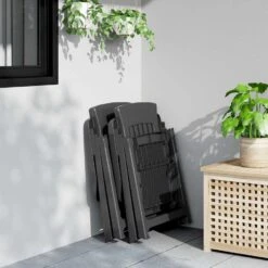 VidaXL - Verstelbare Tuinstoelen - Antraciet - Polypropyleen - 2 Stuks 18 VidaXL - Verstelbare Tuinstoelen - Antraciet - Polypropyleen - 2 Stuks -Geselecteerde Tuinmeubelwinkel 74bc44dd4a334de5a99e5b7025a3a3d9