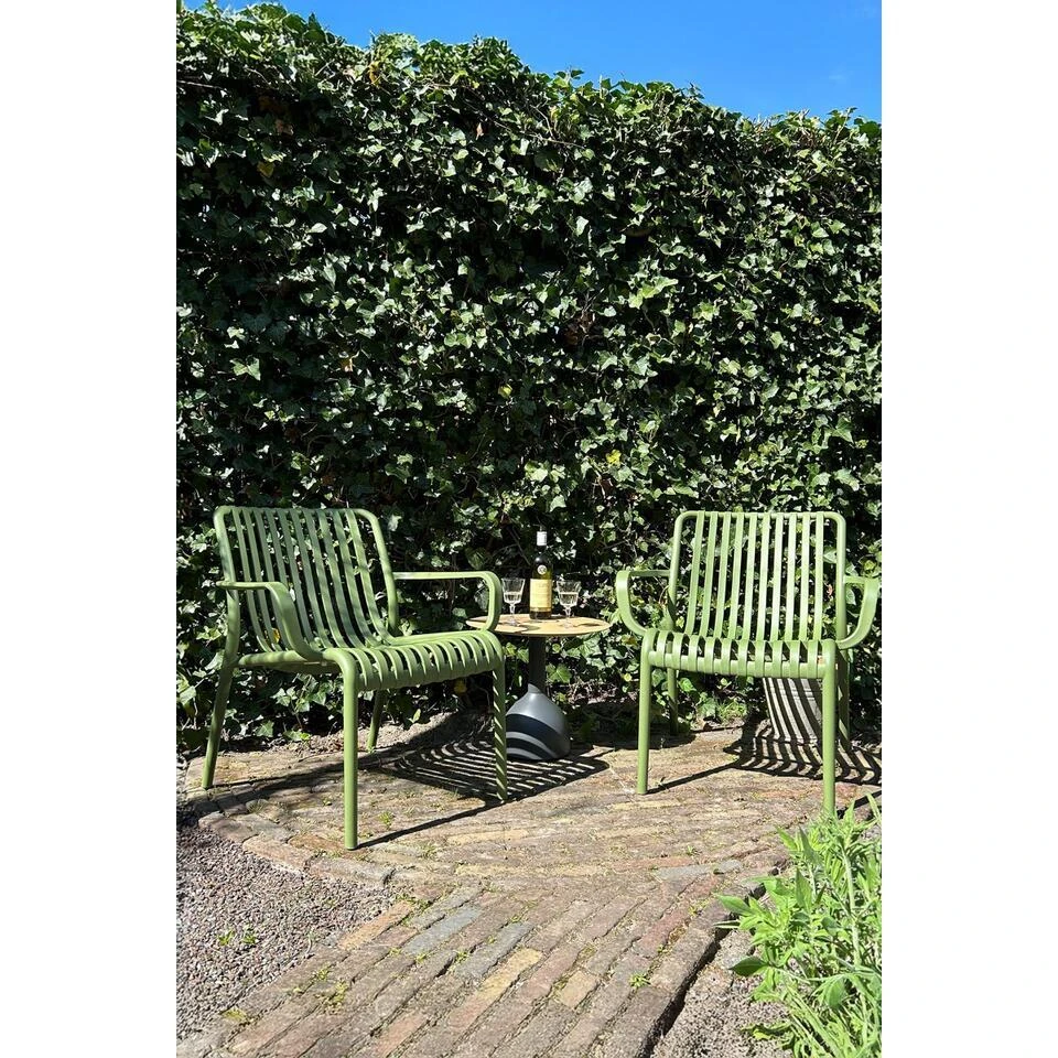 Stripe Loungestoel - Mosgroen 6 Stripe Loungestoel - Mosgroen - Afbeelding 4