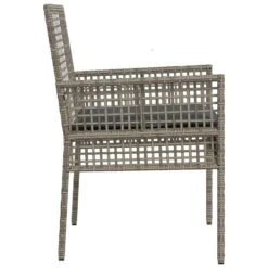 VidaXL - Tuinstoel - Grijs - Poly Rattan - 53 X 60 X 85cm -Geselecteerde Tuinmeubelwinkel 758bf4237dd2422bb7d4bff194d07f87