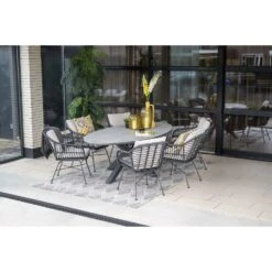 Set Van 4 - Garden Impressions Margriet Tuinstoel - Zwart/Zand 24 Set Van 4 - Garden Impressions Margriet Tuinstoel - Zwart/Zand -Geselecteerde Tuinmeubelwinkel 75dcfe7dcfef488cbe2b98e6ca3d826f