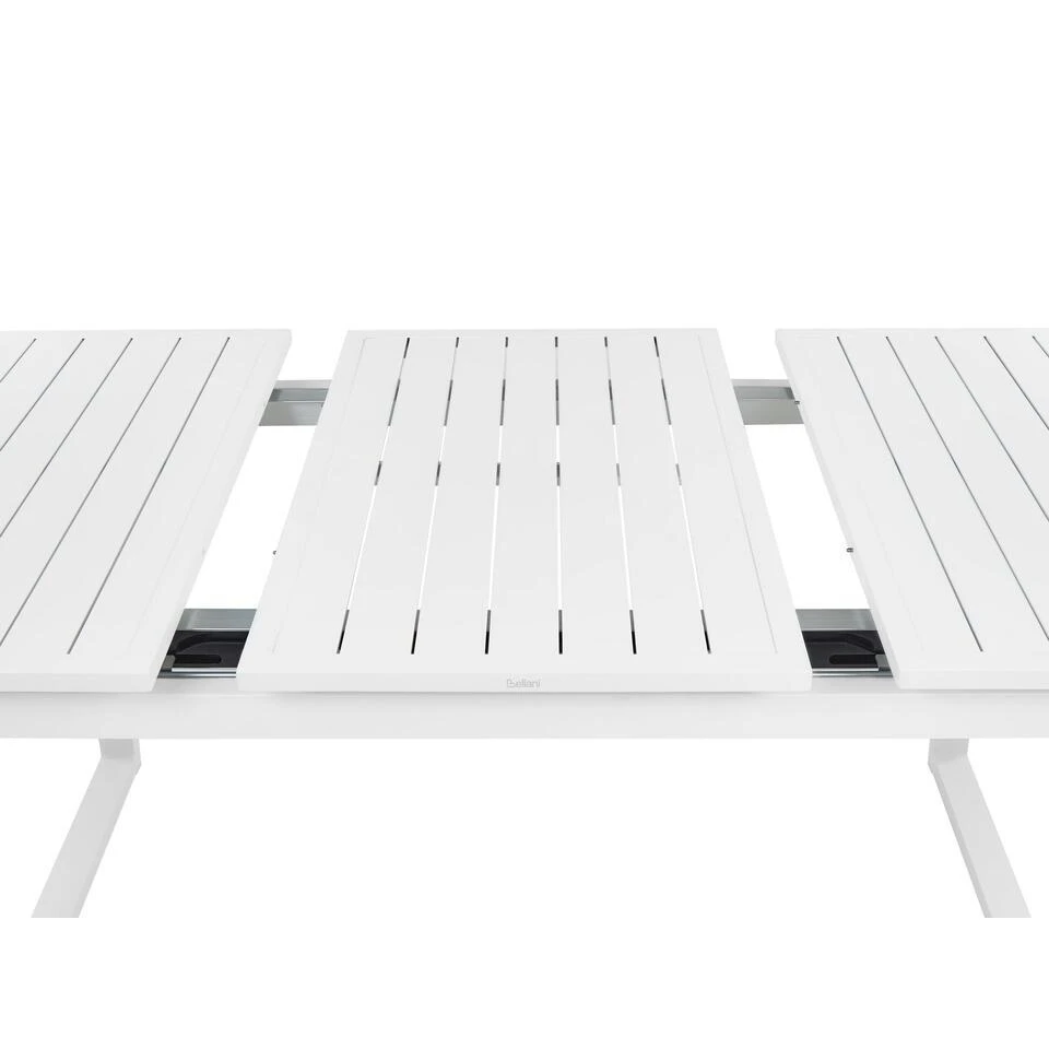 VALCANETTO - Tuintafel - Wit - 90 X 180/240 Cm - Aluminium 9 VALCANETTO - Tuintafel - Wit - 90 X 180/240 Cm - Aluminium - Afbeelding 7