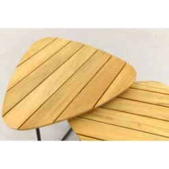 4 Seasons Verdi Set Van 2 Teak Driehoekige Salontafels -Geselecteerde Tuinmeubelwinkel 760dbb77f6cd4c5a977362e0fcc7ba12