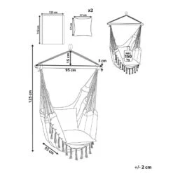 BONEA - Hangstoel - Grijs - Katoen -Geselecteerde Tuinmeubelwinkel 7750f679c03b4f3895ebc4244a5e651a 1