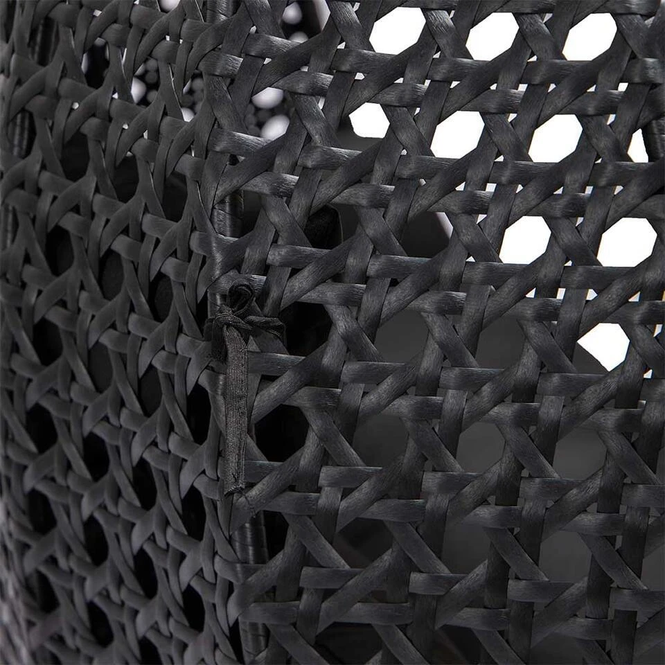 Merkloos HOME DELUXE Polyrotan Hangstoel TWIN Zwart Pure 11 Merkloos HOME DELUXE Polyrotan Hangstoel TWIN Zwart Pure - Afbeelding 9