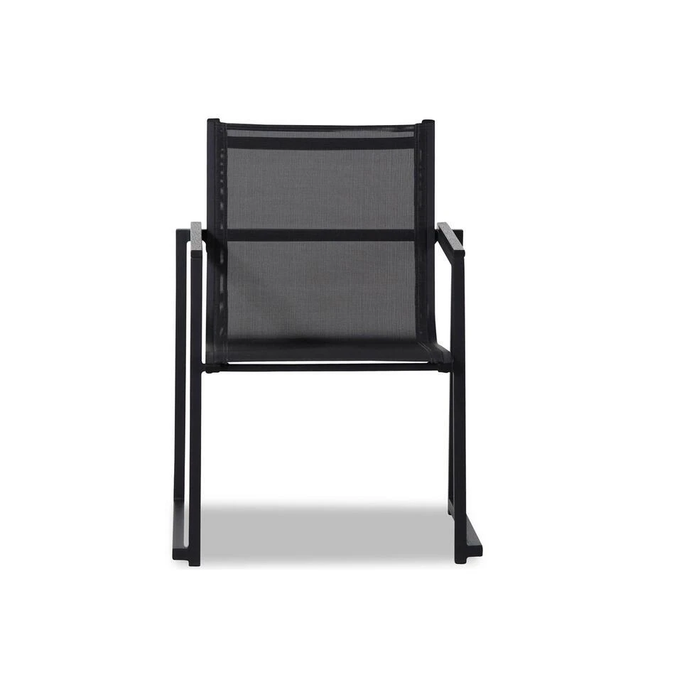 Tuinstoel Stapelbaar Textileen Grijs-antraciet Lifestyle Garden Furniture 6 Tuinstoel Stapelbaar Textileen Grijs-antraciet Lifestyle Garden Furniture - Afbeelding 4