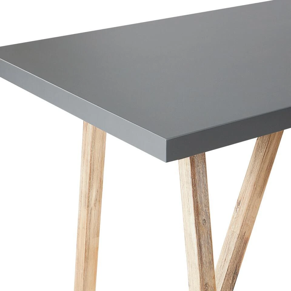 TALAMONE - Tuintafel - Lichthout/Grijs - 140 X 70 Cm - Vezelcement 8 TALAMONE - Tuintafel - Lichthout/Grijs - 140 X 70 Cm - Vezelcement - Afbeelding 6