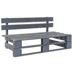 VidaXL - Pallet Middenbank - Grijs - Grenenhout 21 VidaXL - Pallet Middenbank - Grijs - Grenenhout -Geselecteerde Tuinmeubelwinkel 7bb498c1d0cf4b15875103323b998335