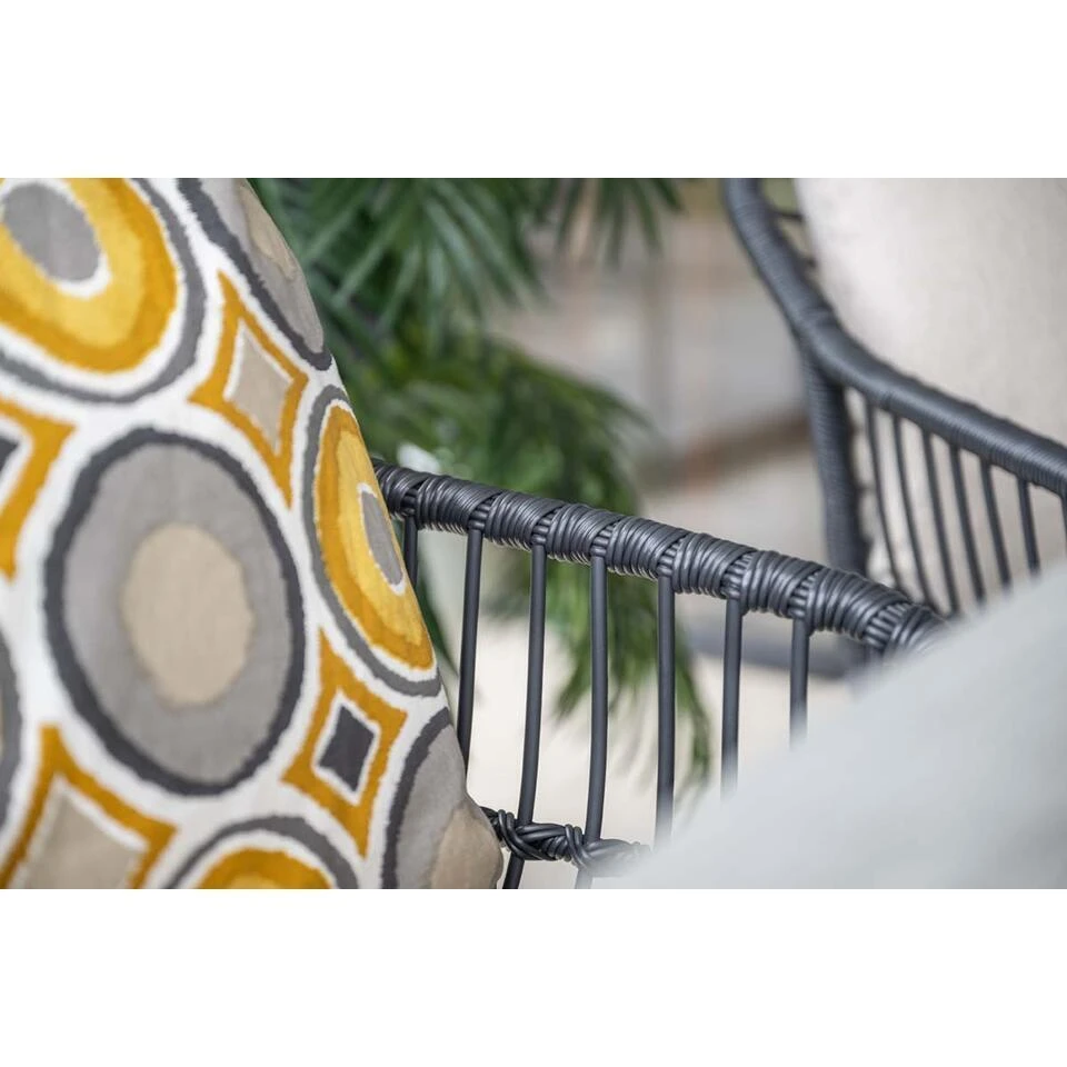 Set Van 4 - Garden Impressions Margriet Tuinstoel - Zwart/Zand 16 Set Van 4 - Garden Impressions Margriet Tuinstoel - Zwart/Zand - Afbeelding 14