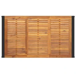 VidaXL - Tuintafel Met U-vormige Poten - Bruin - Acaciahout - 140 X 80 X 75 Cm -Geselecteerde Tuinmeubelwinkel 7d4c8260fcd84a2e917ef7203e769c4e