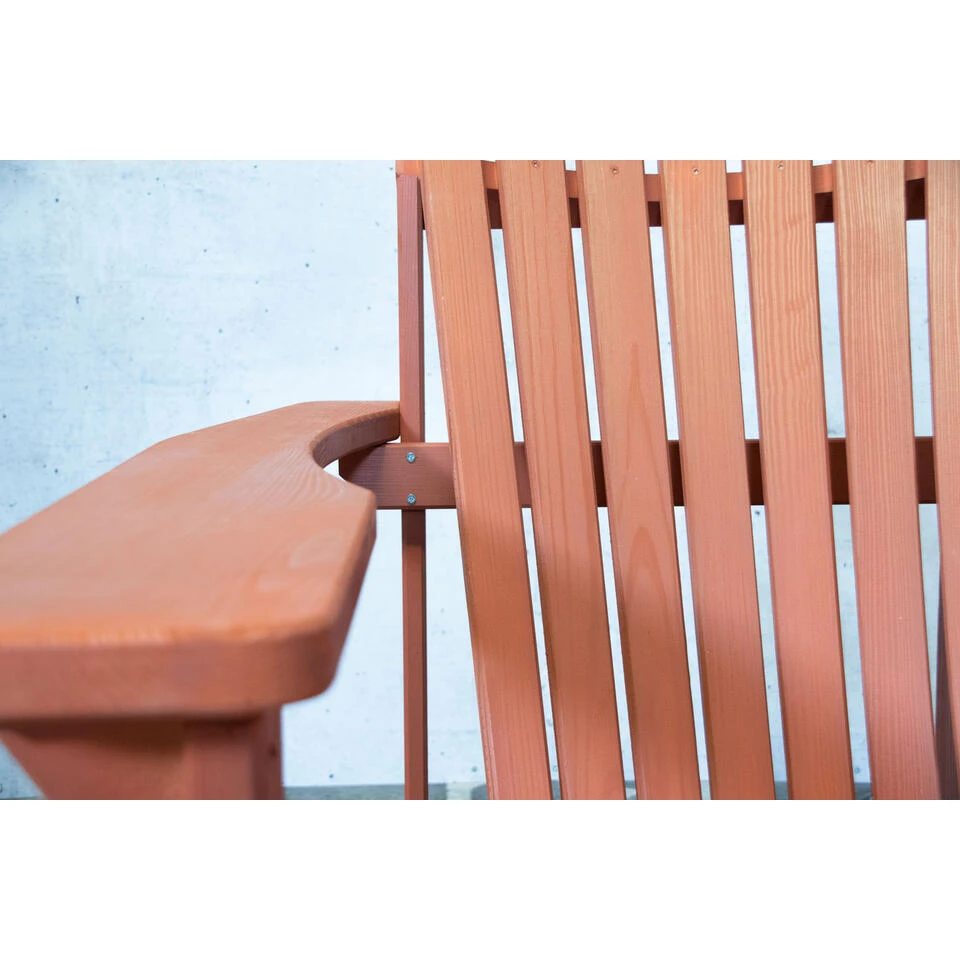 SenS-Line - Adirondack Tuintoel - Hout - Terracotta 5 SenS-Line - Adirondack Tuintoel - Hout - Terracotta - Afbeelding 3