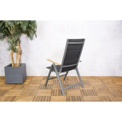 Sens-Line - Pisa Verstelbare Stoel - 65x62x110 - Aluminium -Geselecteerde Tuinmeubelwinkel 7f7f722ba0734460b636e2b50e826804