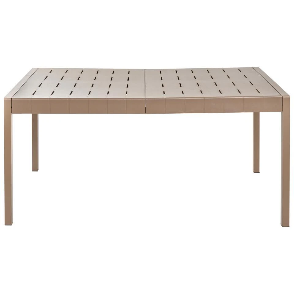 BARTICA - Tuintafel - Bruin - 154 X 84 Cm - Synthetisch Materiaal 7 BARTICA - Tuintafel - Bruin - 154 X 84 Cm - Synthetisch Materiaal - Afbeelding 5