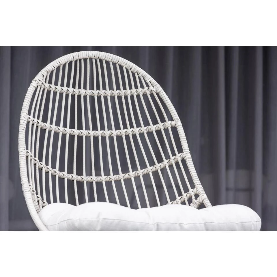 Svea - Ines Outdoor Loungestoel - Wicker - Wit 5 Svea - Ines Outdoor Loungestoel - Wicker - Wit - Afbeelding 3