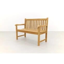 VDG Teak Houten Tuinbank Bison - 120 Cm -Geselecteerde Tuinmeubelwinkel 80c53cfd485b4d108347e008768037e3