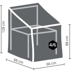 Outdoor Covers Premium Hoes - Stapelstoel - 128x66x66 Cm 7 Outdoor Covers Premium Hoes - Stapelstoel - 128x66x66 Cm -Geselecteerde Tuinmeubelwinkel 81005644 9000