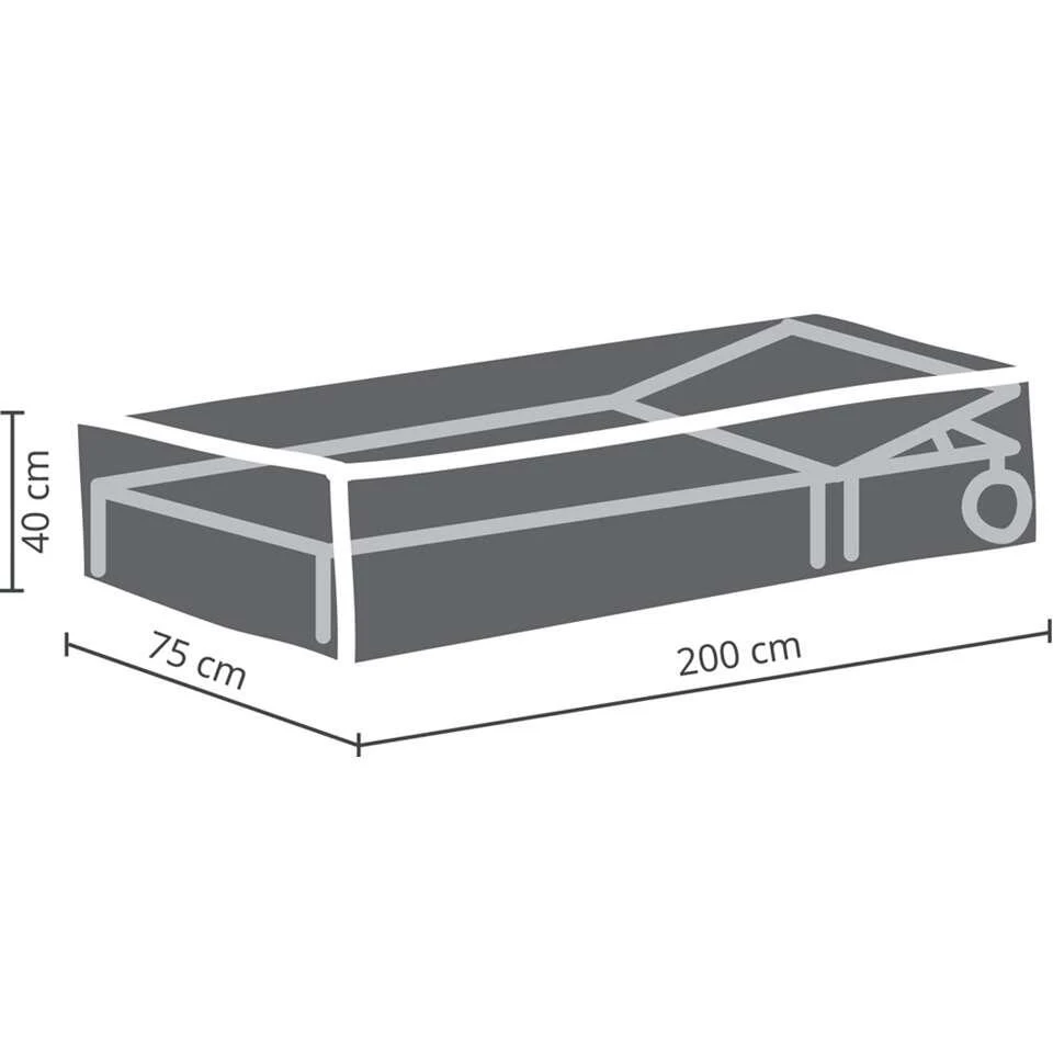 Outdoor Covers Premium Hoes - Ligbed - 40x200x75 Cm 5 Outdoor Covers Premium Hoes - Ligbed - 40x200x75 Cm - Afbeelding 3