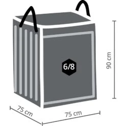 Outdoor Covers Premium Kussentas - Lounge - 90x75x75 Cm -Geselecteerde Tuinmeubelwinkel 81005656 9000